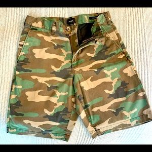RVCA Americana Chino camo shorts in size 32
